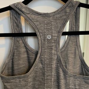 Lululemon swiftly tech racer back tank top gray